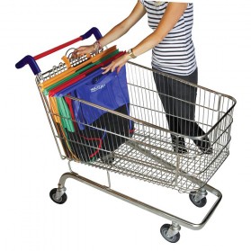 Supermarket Trolley Organizer Shopping Bag 4 Pcs / Keranjang Belanja - Multi-Color - 7
