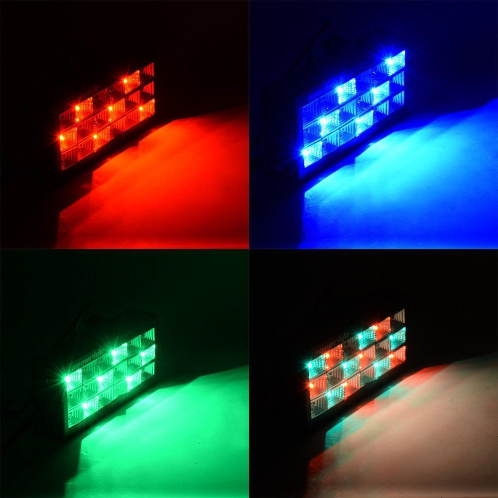 Disco Light Room Party 18pcs Rgb Full Color Lampu Disko Black Jakartanotebook Com