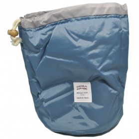 Tas Perlengkapan Kosmetik Travel Desain Barrel - Blue - 1