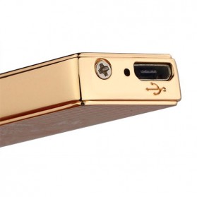 JINLUN Korek Elektrik Aluminium USB Cigarette Lighter Coil