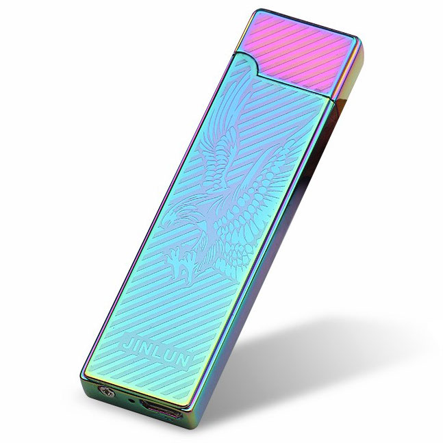 JINLUN Korek Elektrik Aluminium USB Cigarette Lighter Coil