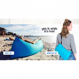 Kursi Angin Malas Fatboy Lamzac Laybag Bean Bag 70 x 230 CM (OEM) - Blue - 6