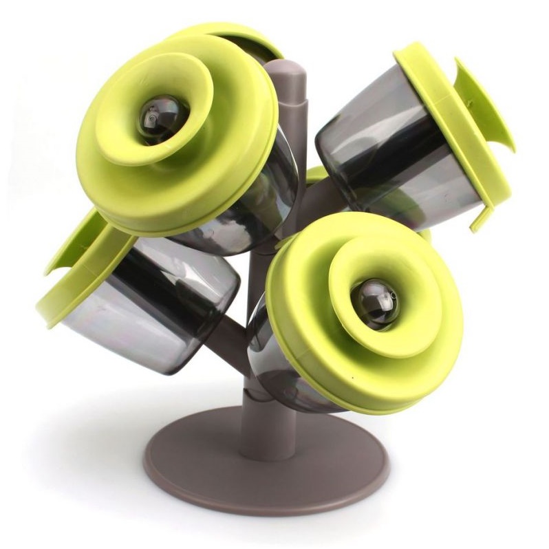 ... Paket Abang None Pop-Up Spice Rack / Tempat Bumbu - Green + Anti Oil ...
