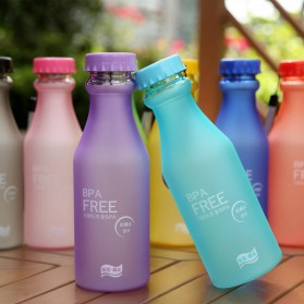 Botol Minum BPA Free Colorful Unbreakable Bottle 500ml - Yellow - 9