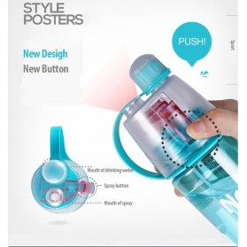 New B Botol Minum BPA Free dengan Sprayer 400ml - Green - 3