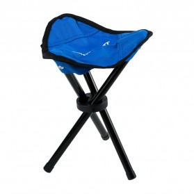 TaffSPORT Kursi Lipat Memancing Folding Legged Beach Stool Chair - A0003 - Blue