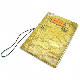 Cover Passport dan Kartu Kredit - Brown - 1