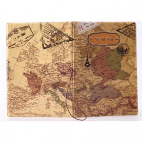 Cover Passport dan Kartu Kredit - Brown - 3