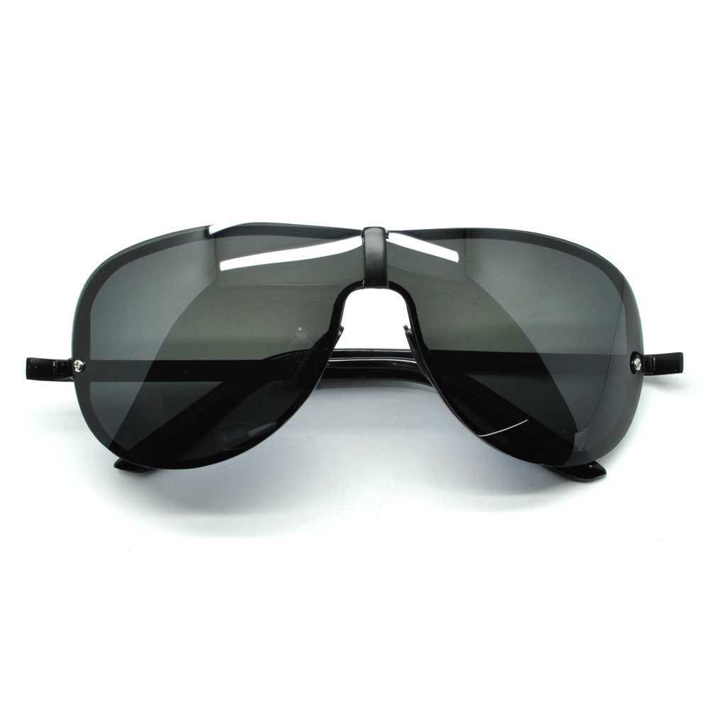 HDCRAFTER Kacamata  Hitam  Pria  Polarized Sunglasses Black 