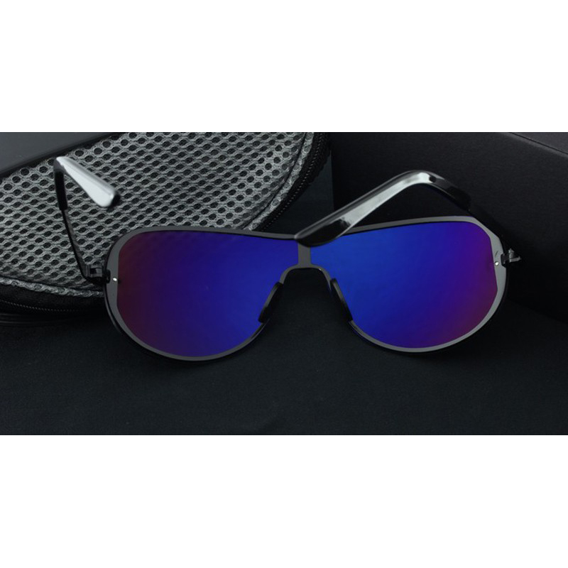 HDCRAFTER Kacamata  Hitam  Pria  Polarized Sunglasses Black 