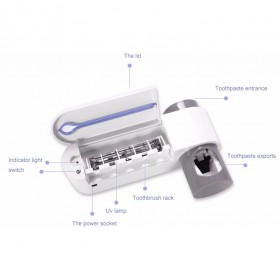 tempat sikat gigi dispenser odol antibacteria uv light white jakartanotebook tempat sikat gigi dispenser odol antibacteria uv light white jakartanotebook