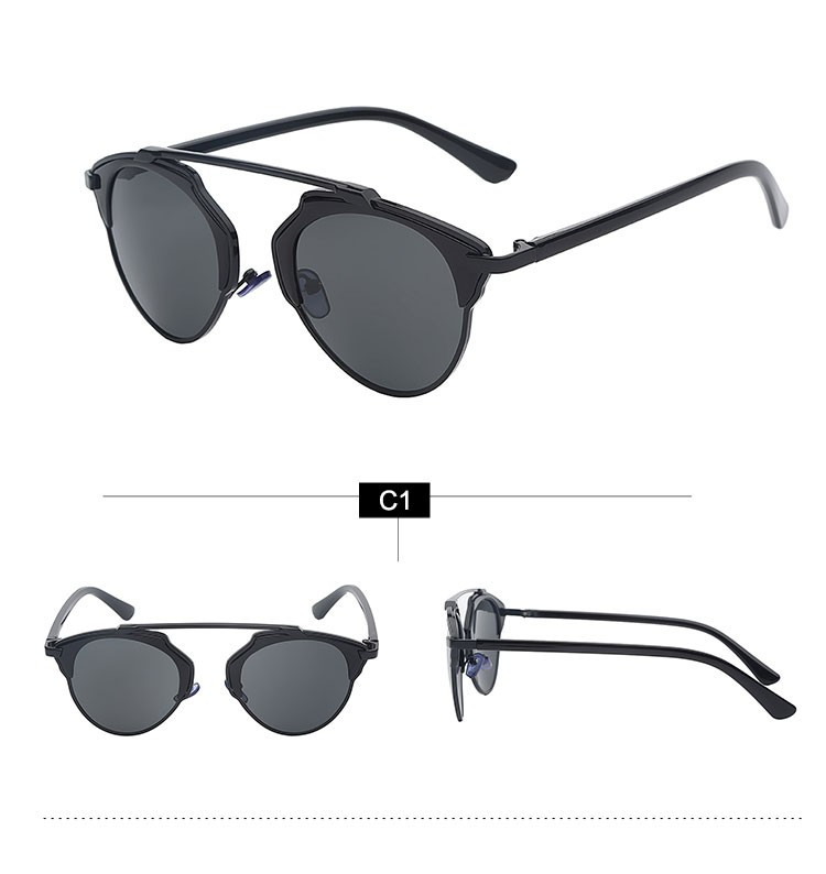 Maxglasiz Kacamata  Hitam Vintage Sunglasses untuk  Pria 
