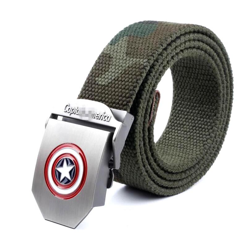 capta america ikat pinggang pria canvas buckle belt capta america ikat pinggang pria canvas buckle belt