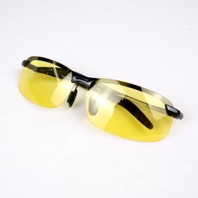 SOZO Kacamata Polarized Sunglasses untuk Pria - 3403 - Black/Yellow - 1