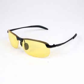 SOZO Kacamata Polarized Sunglasses untuk Pria - 3403 - Black/Yellow - 5