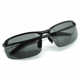 SOZO Kacamata Polarized Sunglasses untuk Pria - 3403 - Black/Black