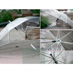 Payung Hujan - Fancytime Payung PVC 8 Bone 94cm - P075 - Transparent