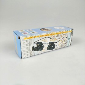 Gorelax Kacamata Pembesar Reparasi Jam atau Perhiasan 20x Magnifier - 9892A - Black - 8