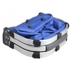 Keranjang Belanja Lipat Portable Shopping Bag - Blue - 3