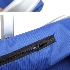Keranjang Belanja Lipat Portable Shopping Bag - Blue - 4