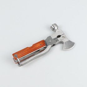 KNIFEZER Multifunctional EDC Axe Hammer Survival Tools - CF-55564 - Silver - 2