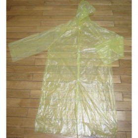 Jas Hujan Portable Filament Thick Section Raincoat with Button - Y903 - Transparent - 4