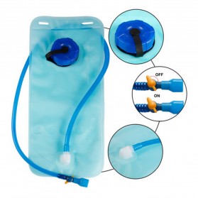 TaffSPORT Kantung Air Minum Sepeda Bike Water Bladder Hydration Backpack 2L - SD16 - Blue - 8