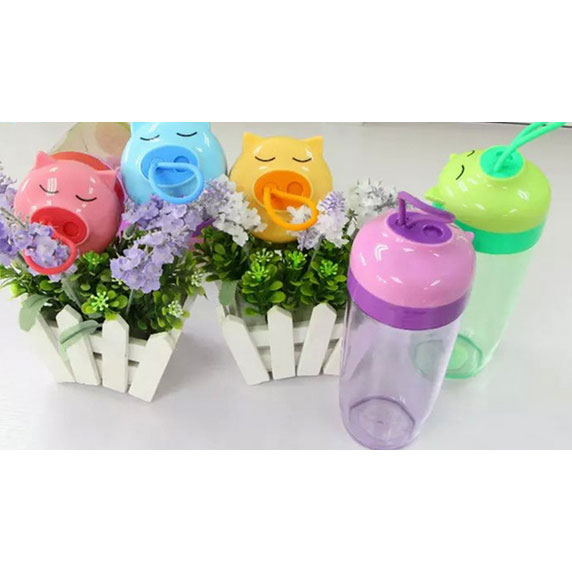 botol minum sleeping pig plastic cup 390ml botol minum sleeping pig plastic cup 390ml