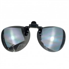 Lensa Klip Kacamata Clip-on Sunglasses - Y16211 - Black/Black - 1