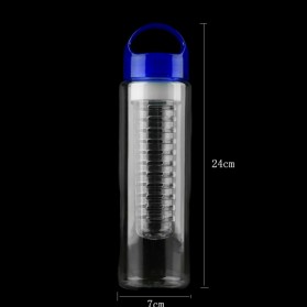 TRITAN Botol Minum Infuser Tritan BPA Free 700ml - HS668 - Black - 7