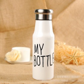 Botol Minum Plastik My Bottle 500ml - SM-8456 - Black