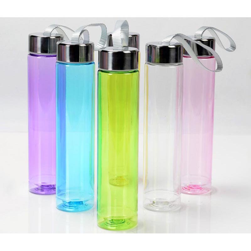 Botol Minum Plastik Tabung Transparan Clear 280 ml - SM-8253 -