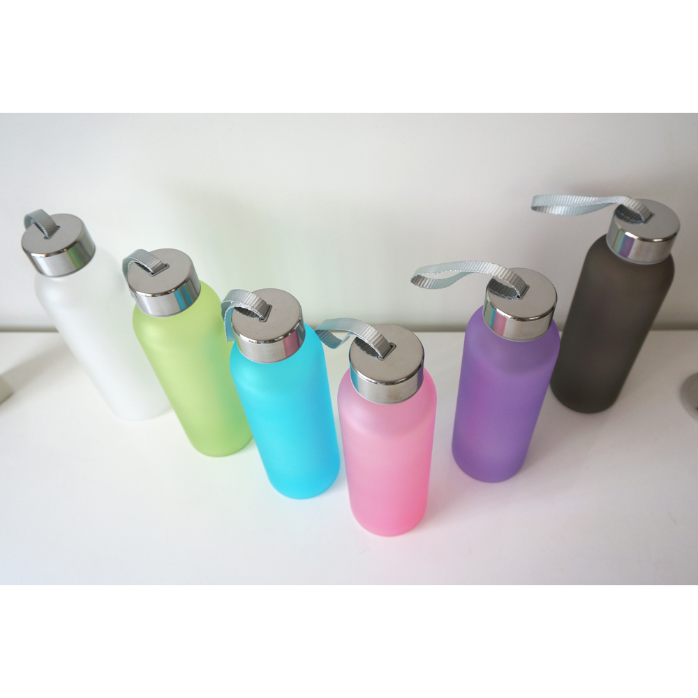 Botol Minum Plastik Tabung Clear Color Frosted 550 Ml Sm 8198 White Jakartanotebook Com
