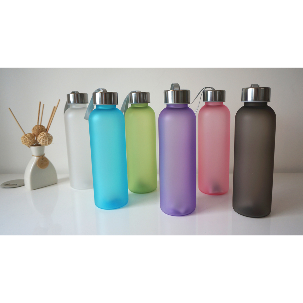 Botol Minum Plastik Tabung Clear Color Frosted 550 Ml Sm 8198 White Jakartanotebook Com