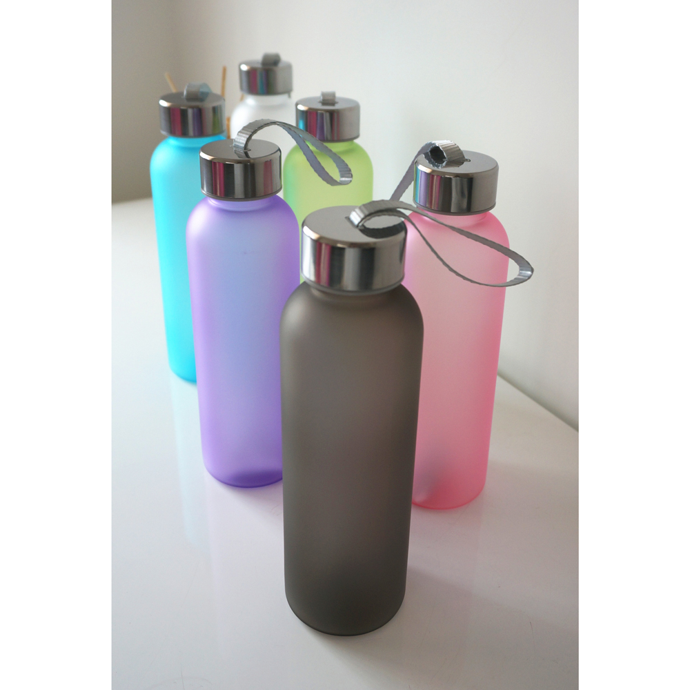 Botol Minum Plastik Tabung Clear Color Frosted 550 Ml Sm 8198 White Jakartanotebook Com