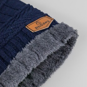 Rhodey Kupluk Wool Winter Beanie Hat - Blue - 3