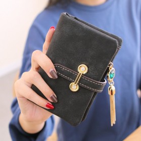 Dompet Kulit Wanita Bahan Nubuck - Red - 2