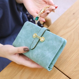 Dompet Kulit Wanita Bahan Nubuck - Red - 5