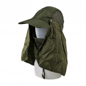 FLYMALL Topi Memancing Anti Matahari UV Fishing Hat - MH011 - Army Green