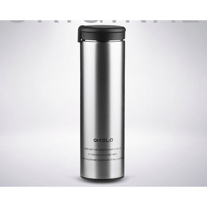 qkella botol minum thermos stainless steel 450ml silver qkella botol minum thermos stainless steel 450ml silver