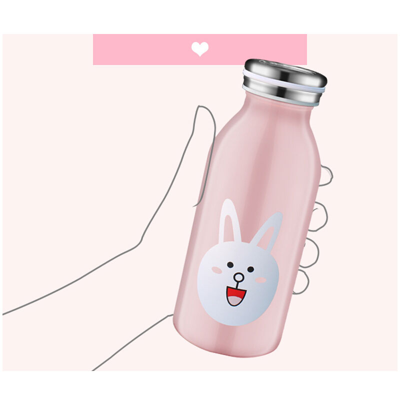  Botol Minum Stainless Steel Anak Gambar Kartun 350ml 