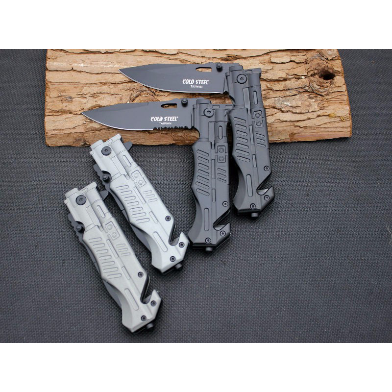 Pisau Saku Lipat Cold Steel 57hrc Silver pisau saku lipat cold steel 57hrc silver
