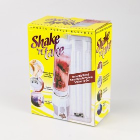 Shake n Take Blender Buah Portable Juicer Mini 500ml - VT04 - White - 8