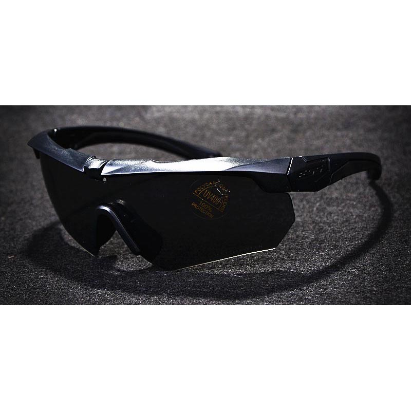 ESS Kacamata Hitam Polarized Dengan Frame Myopia Black 