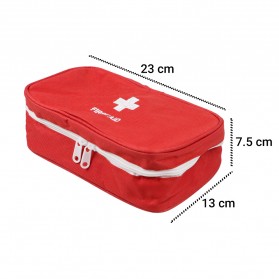 Tas Perlengkapan Obat P3K First Aid Kit - LG129 - Red - 8
