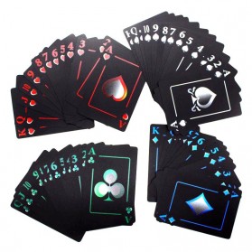 Benniu Poker Kartu Remi Plastik Waterproof - Black