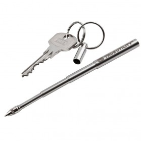 Pulpen Telescopic dengan Gantungan Kunci - Silver - JakartaNotebook.com
