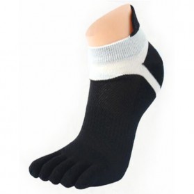 LUOYI Kaos Kaki Lima Jari Men Five Toe Socks - T73001 - Black