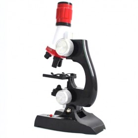 Mikroskop Edukasi Pembesaran 1200X Magnification - 1412X - Black