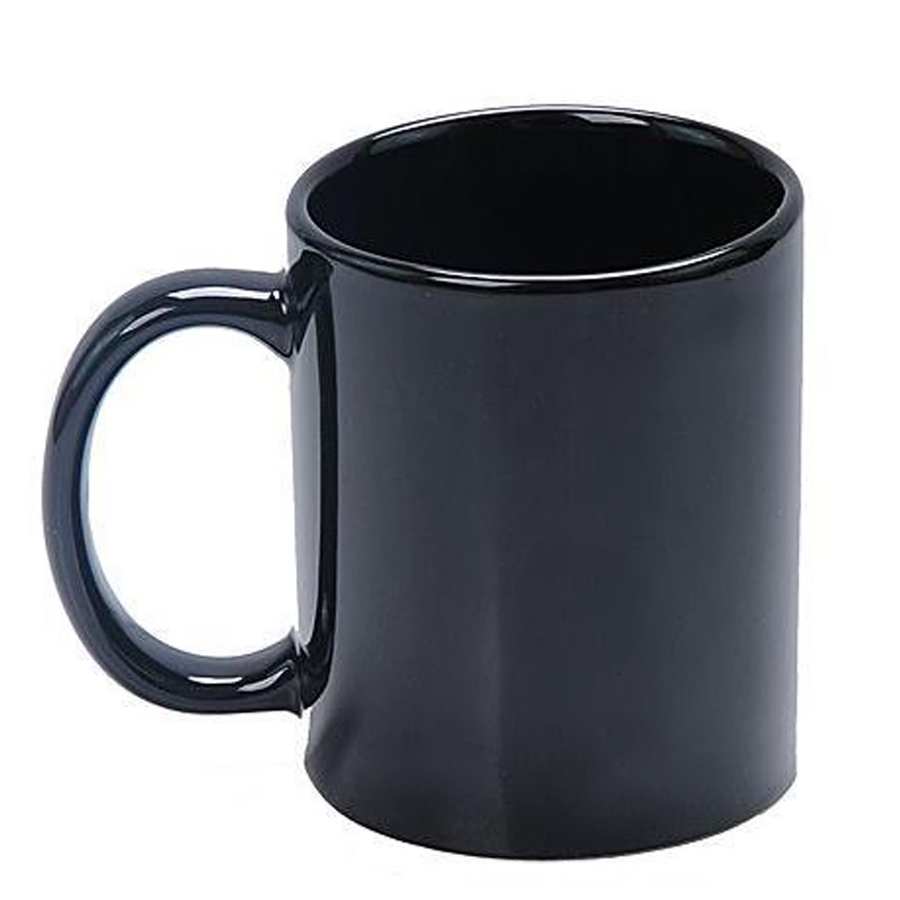Magic Mug Cangkir Sensitif Suhu Motif Bohlam 400ml Black 